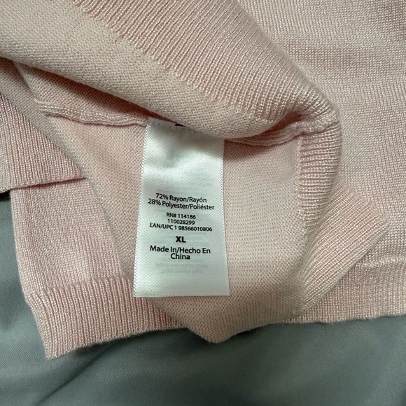Juicy Couture XL New Whisper Pink Lightweight Sweater - Picture 7 of 8